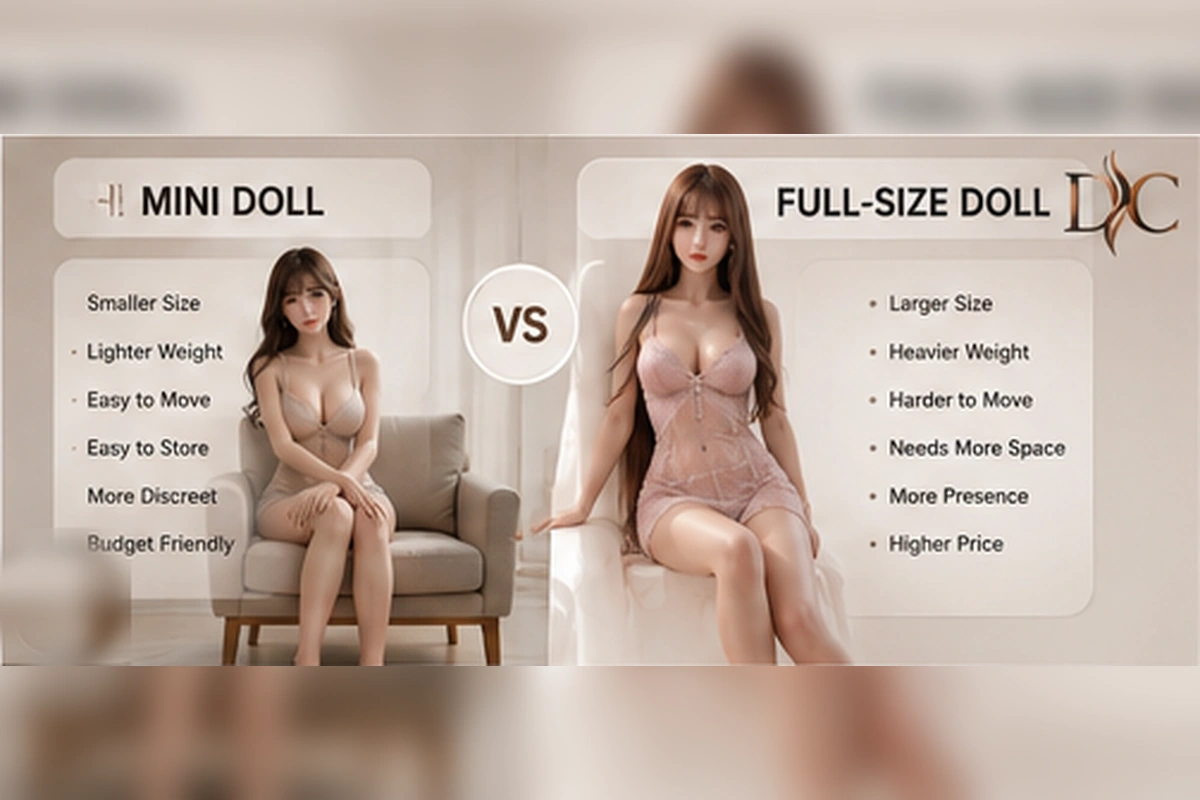 Best mini sex dolls for small spaces compared with full-size dolls for portability storage and room space