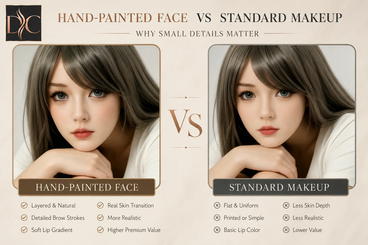 hand painted face dolls comparison