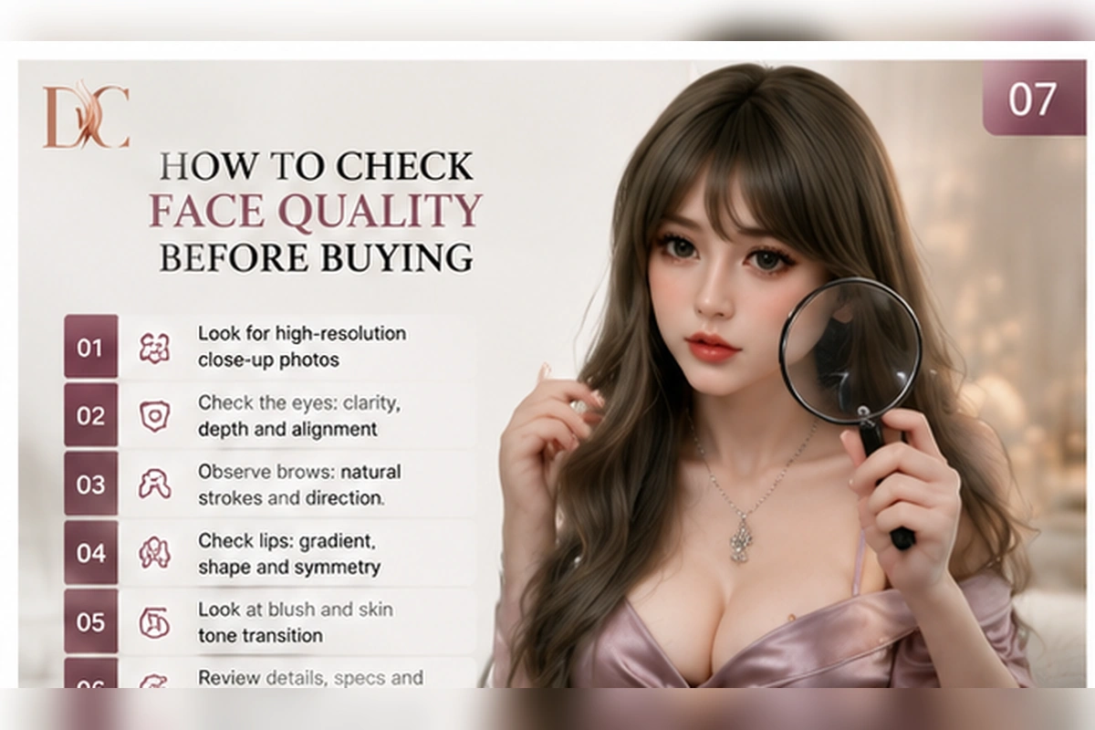 how to check doll face quality