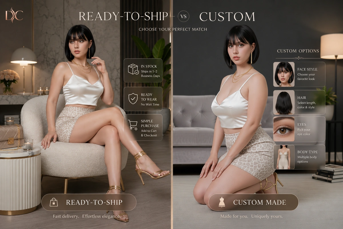 ready to ship vs custom dolls guide to buy sex doll online safely