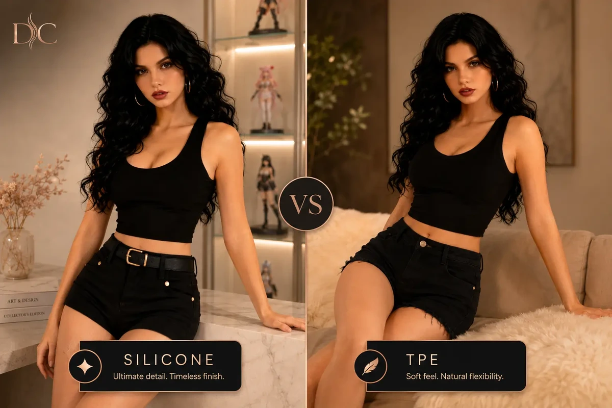 silicone vs TPE anime dolls comparison