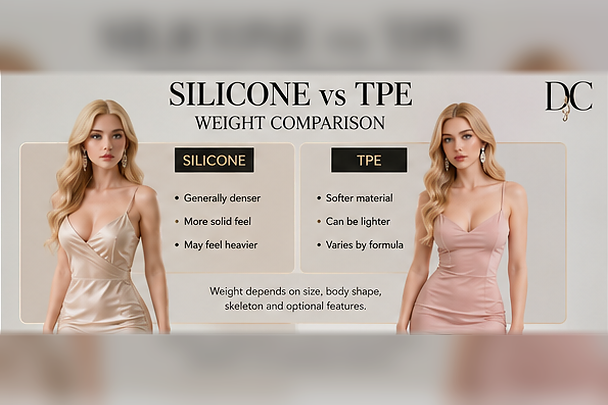 Silicone versus TPE comparison in a sex doll weight guide