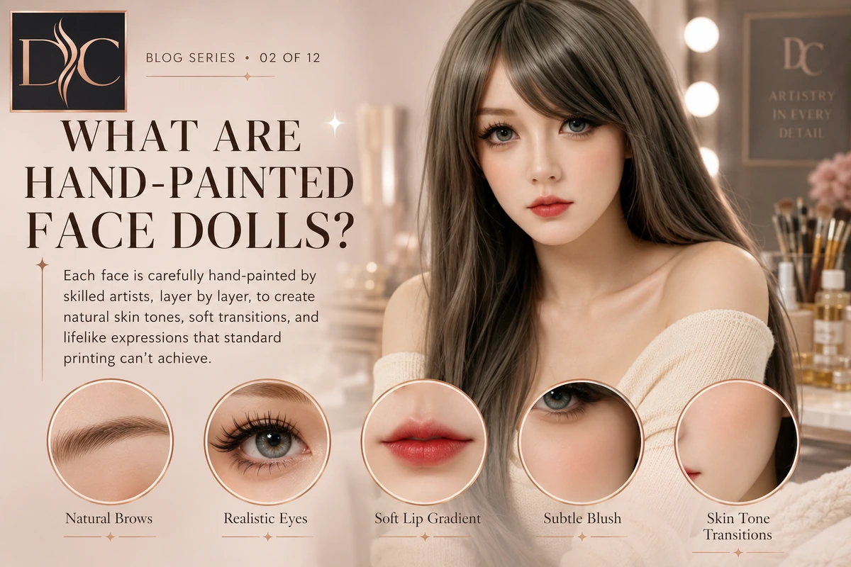 what are hand painted face dolls
