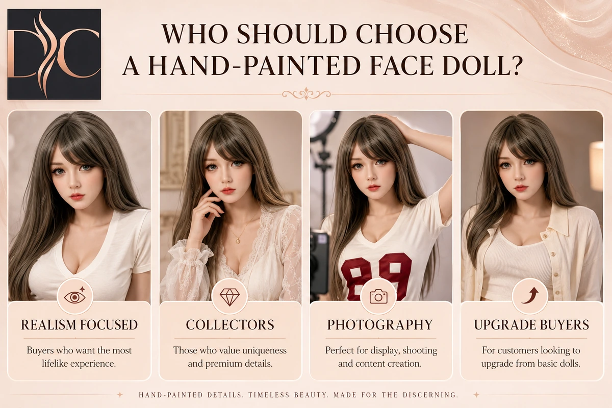 who should choose hand painted face doll